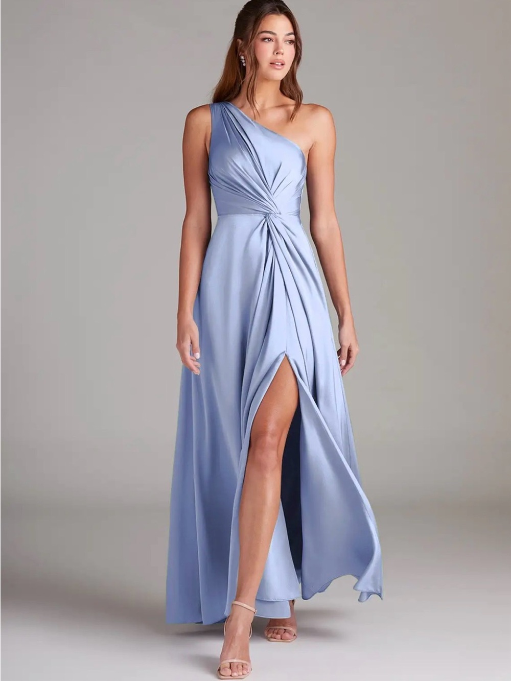 Azazie Brooke Icy Blue Bridesmaid Dreas
